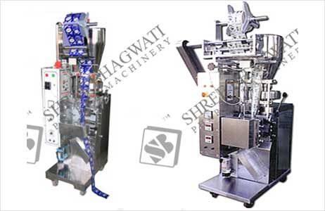 Automatic Form Fill & Seal Powder Pouch Packing Machine. (Telescopic Cup Filler)