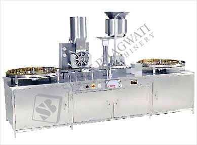 Automatic Injectable Powder Filling With Rubber Stoppering Machine SBPF-125