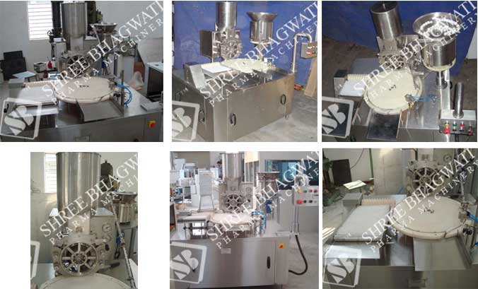 Automatic Single Head Rotary Dry Syrup Powder Filling Machine SBPF-D-40 GMP Model
